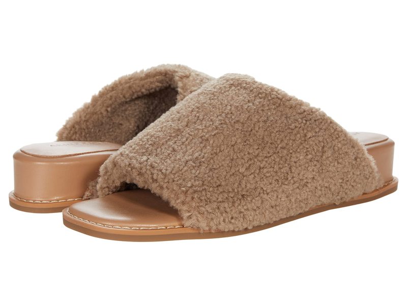エアロソールズ レディース ヒール シューズ Yorketown Natural Faux Shearling
