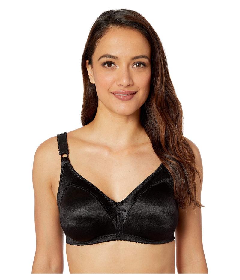 バリ レディース ブラジャー アンダーウェア Double Support Cool Comfort Wirefree Bra Black