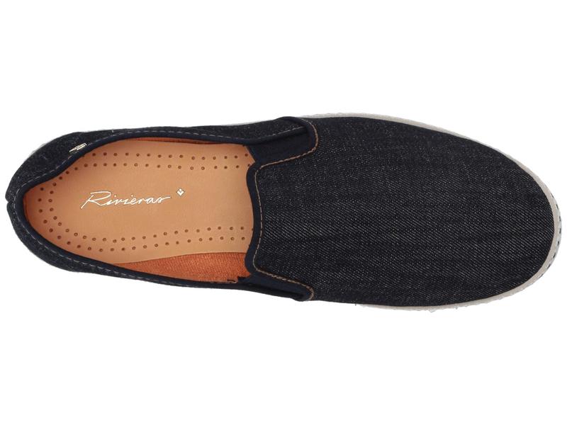 即納 最大半額 リビエラ メンズ スリッポン ローファー シューズ Classic Jean Dark Blue Fucoa Cl