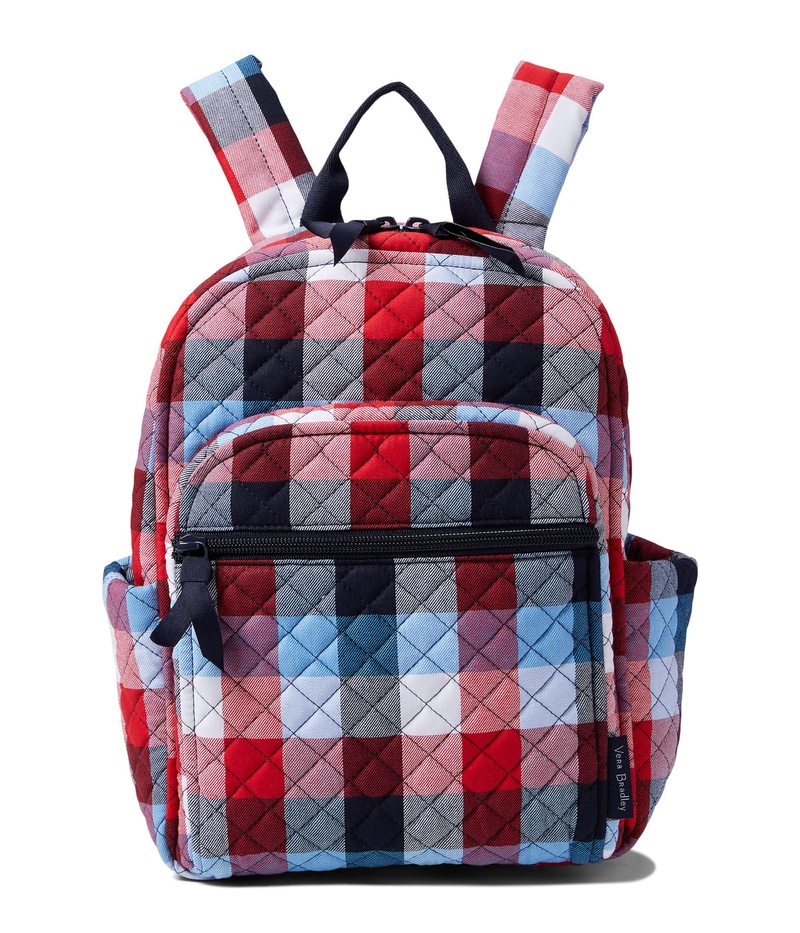 ベラブラッドリー レディース バックパック・リュックサック バッグ Cotton Small Backpack Patriotic Plaid Recycled Cotton
