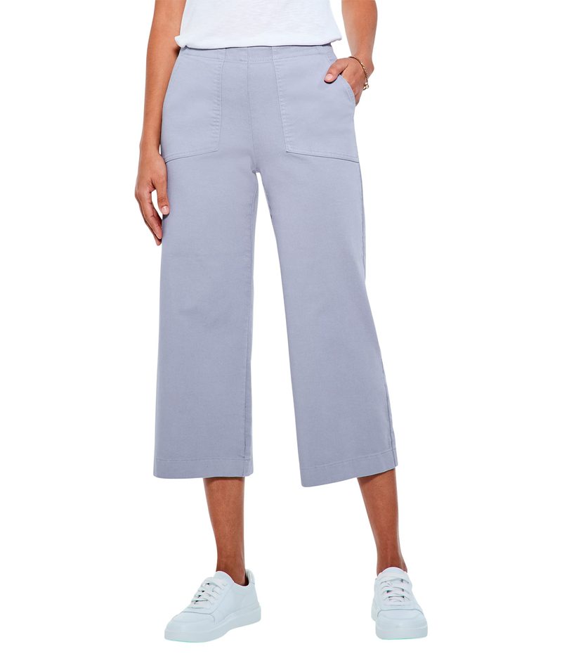 ニックプラスゾーイ レディース カジュアルパンツ ボトムス All Day Wide-Leg Crop Pants Cloud