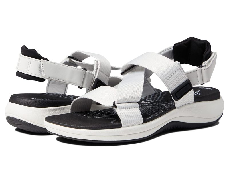 コンフォートサンダル クラークス レディース サンダル シューズ Mira Sun Light Grey Revida 楽天市場店