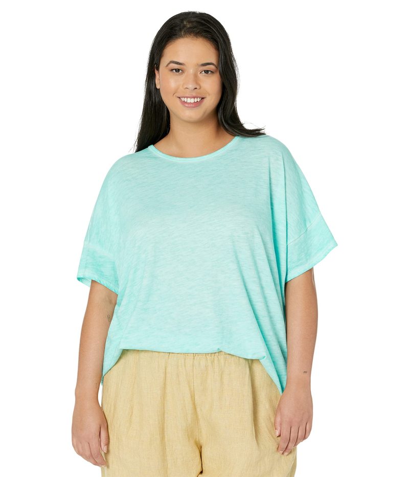 すべて エイリーンフィッシャー レディース シャツ トップス Easy Silk ButtonFront Shirt 15