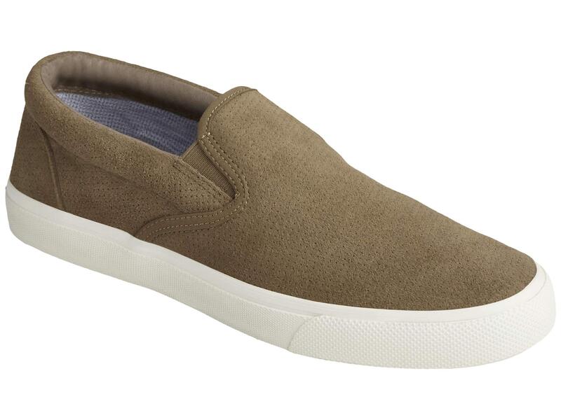 スペリー メンズ シューズ スニーカー プラスサイズ Sperry Striper Plushwave Slip-On Taupe トープ