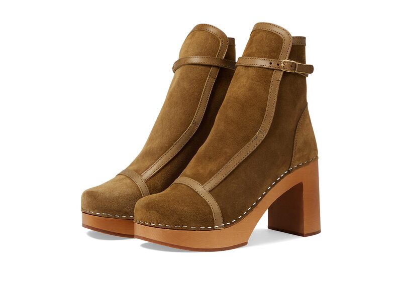 スウェディッシュハズビーンズ レディース シューズ ブーツ・レインブーツ Swedish Hasbeens Sophisticated Jodhpur Tabacco Suede