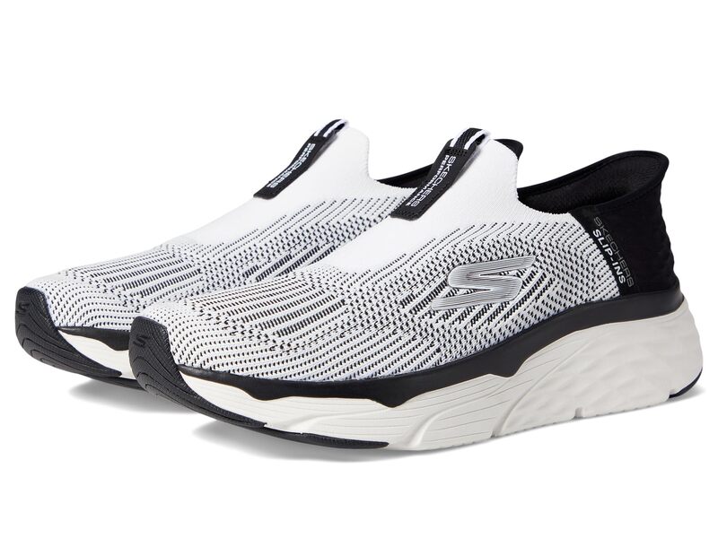 スケッチャーズ メンズ シューズ スニーカー SKECHERS Max Cushioning Elite Advantageous Hands Free Slip-Ins White/Black ホワイト