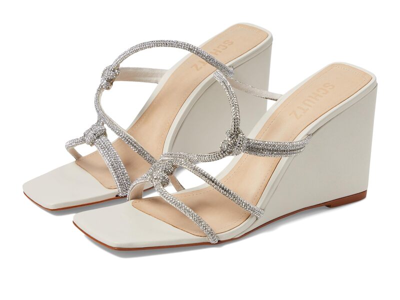 シュッツ レディース シューズ ヒール Schutz Lauryn Wedge Cristal/Pearl パール