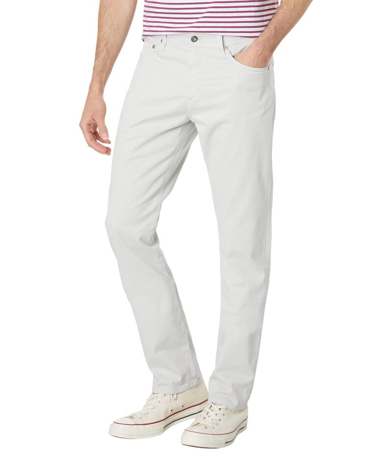 エージージーンズ メンズ ボトムス カジュアルパンツ ストレート AG Jeans Everett Slim Straight Leg Twill Pants Silver Smoke スモーク
