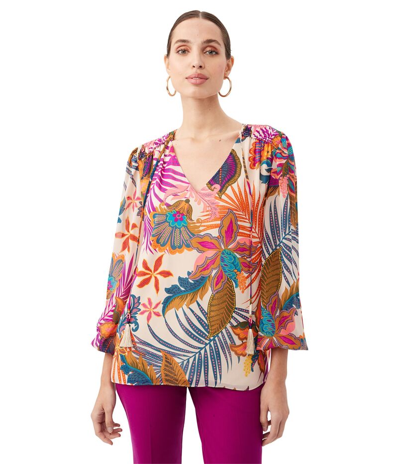 トリーナターク レディース トップス シャツ Trina Turk Watson Top Multi マルチカラー|ReVida 店