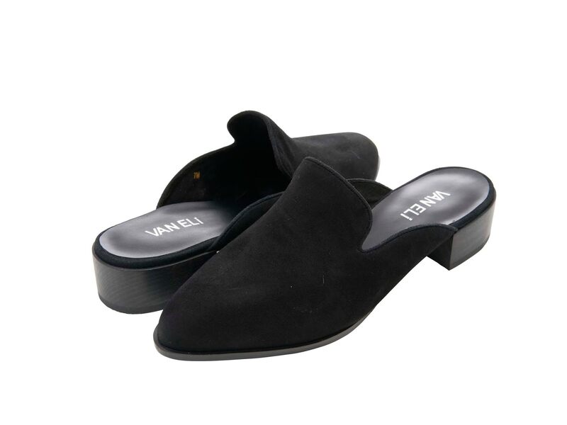ベネリ レディース シューズ サンダル Vaneli Teja Black Suede ブラック｜ReVida 店