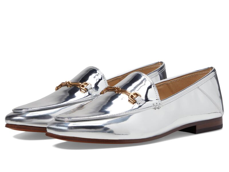 サムエデルマン レディース シューズ スリッポン・ローファー Sam Edelman Loraine Soft Silver しろがね色 靴-ローファー