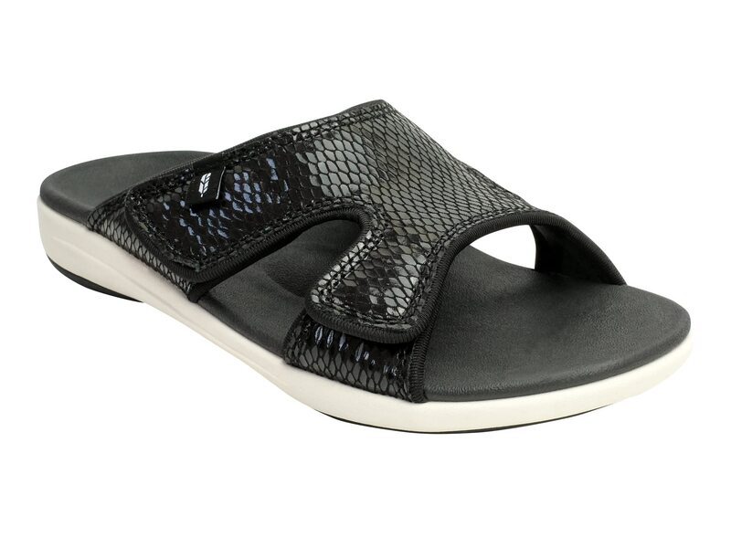 レヴィタライン レディース シューズ サンダル Revitalign Kholo Gecko Sandal Black ブラック