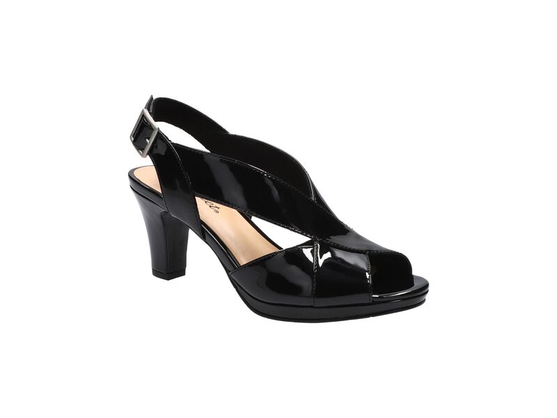 イージーストリート レディース シューズ ヒール Easy Street Christy Black Patent ブラック 15,315円