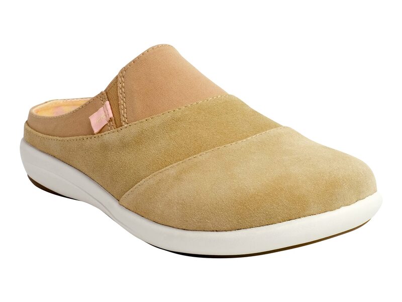 レヴィタライン レディース シューズ スニーカー スエードクロス Revitalign Siesta Nuevo Suede Tan タン