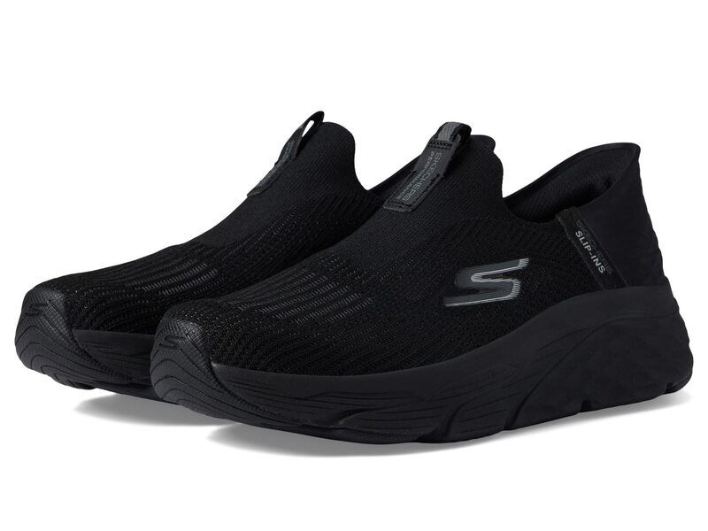 スケッチャーズ レディース シューズ スニーカー SKECHERS Max Cushioning Elite Smooth Transition Hands Free Slip-Ins Black ブラック