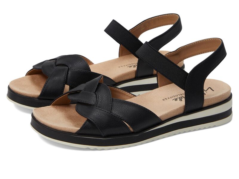 ライフストライド レディース シューズ サンダル アンクル LifeStride Zuri Ankle Strap Sandals Black ブラック