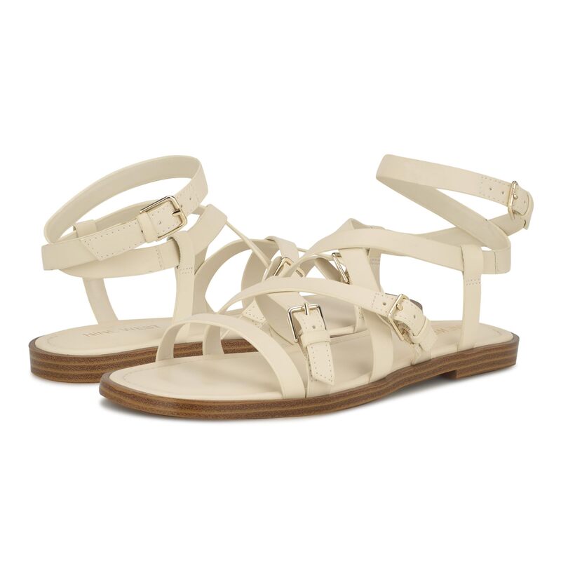 ナインウェスト レディース シューズ サンダル Nine West Rulen Cream クリーム