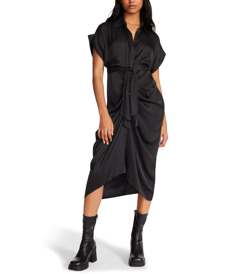 スティーブ マデン レディース トップス ワンピース Steve Madden Tori Dress Black ブラック｜ReVida 店