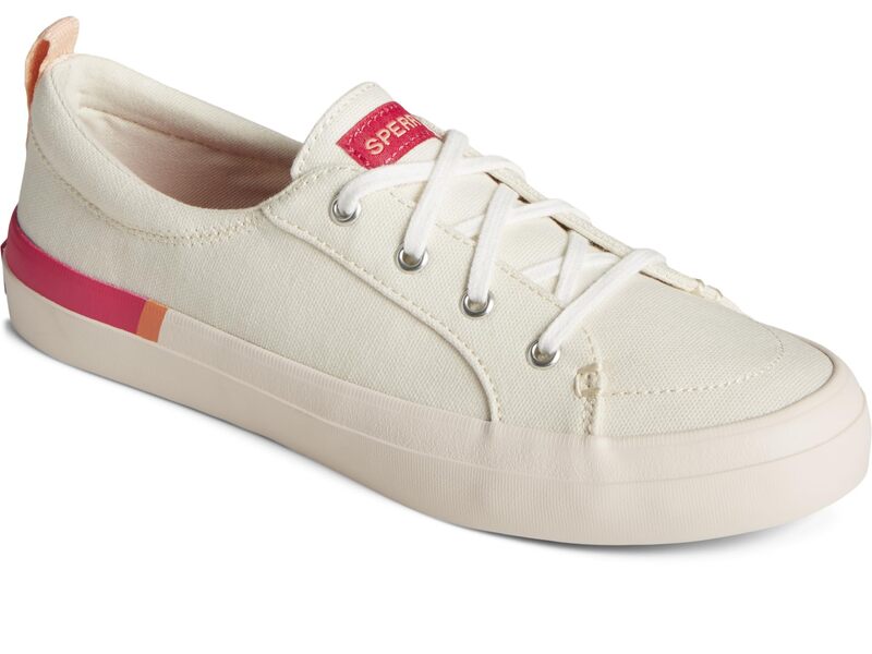 スペリー レディース シューズ スニーカー Sperry Crest Vibe Seasonal Pink Stripe サクラ色
