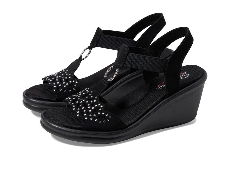 スケッチャーズ レディース シューズ ヒール SKECHERS Rumblers - Queen B Black ブラック