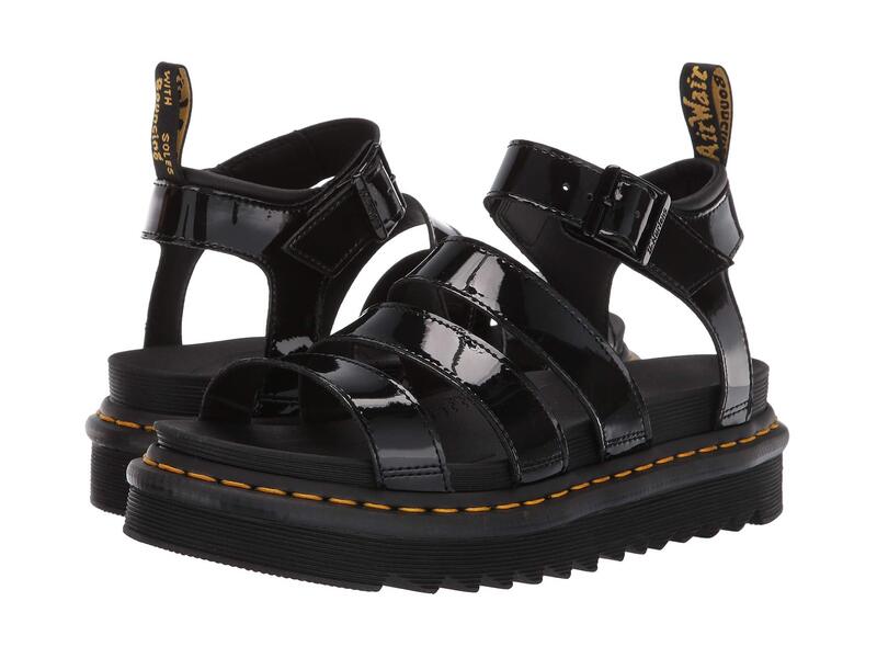 ドクターマーチン レディース シューズ サンダル Dr. Martens Blaire Black Patent Lamper ブラック