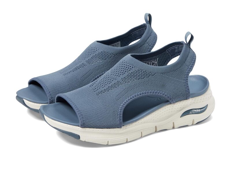 スケッチャーズ レディース シューズ ヒール SKECHERS Arch Fit - City Catch Slate スレート