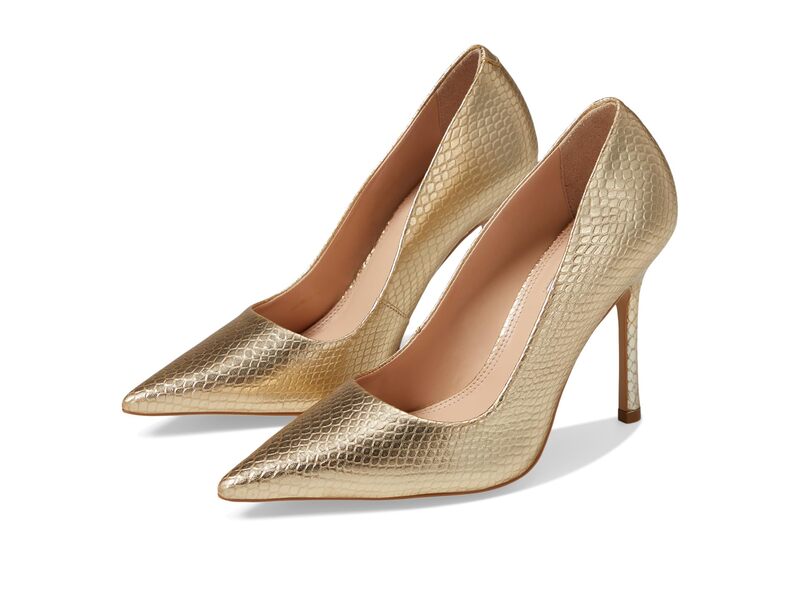 デューンロンドン レディース シューズ ヒール Dune London Bento Gold Rept Print Leather ゴールド