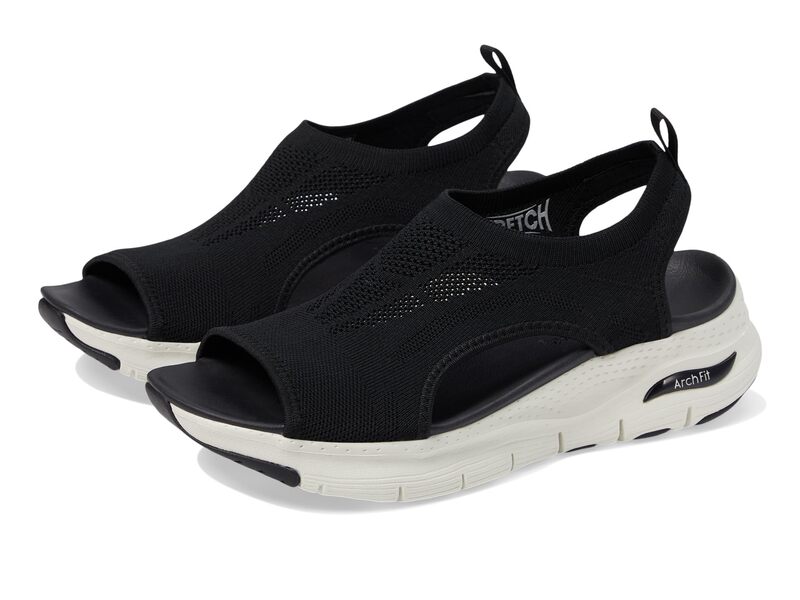 スケッチャーズ レディース シューズ ヒール SKECHERS Arch Fit - City Catch Black ブラック 20,480円