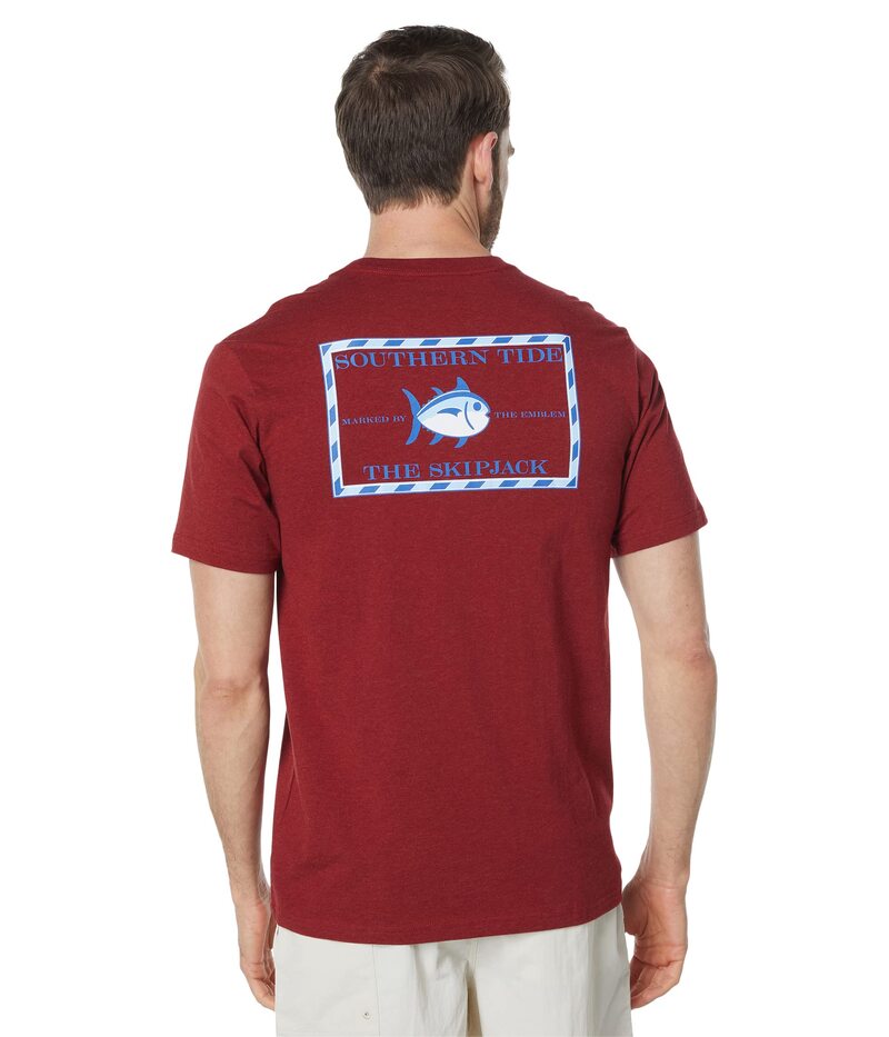 Heather Charleston Red Skipjack Medallion Tee Shirt main image 1