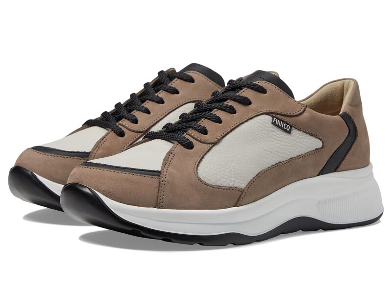 フィンコンフォート レディース シューズ ブーツ・レインブーツ Finn Comfort Piccadilly Gravel/Schwarz/Beige Nubuk/Nuri/Hillcrest ベージュ