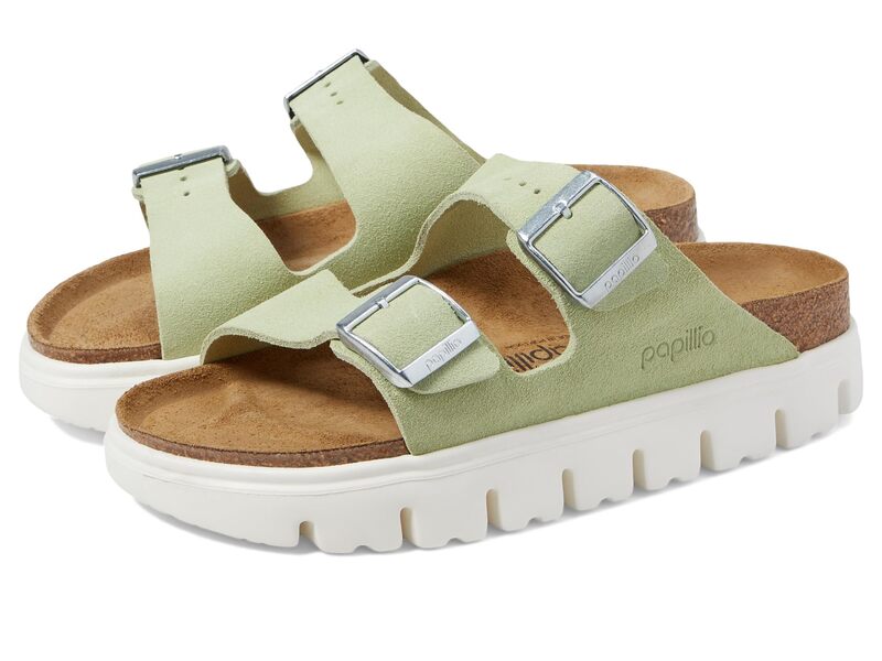 ビルケンシュトック レディース シューズ サンダル プラットフォーム Papillio by Birkenstock Arizona Chunky Platform Sandal Faded Lime ライム