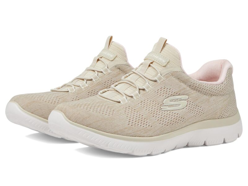 スケッチャーズ レディース シューズ スニーカー SKECHERS Summit Fun Flair Taupe Pink サクラ色