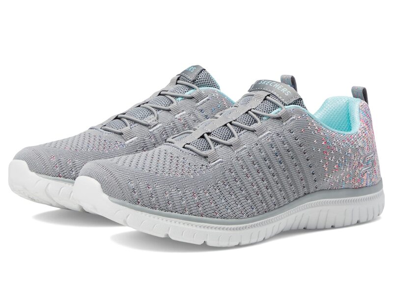スケッチャーズ レディース シューズ スニーカー SKECHERS Virtue Gray Multi 薄墨色