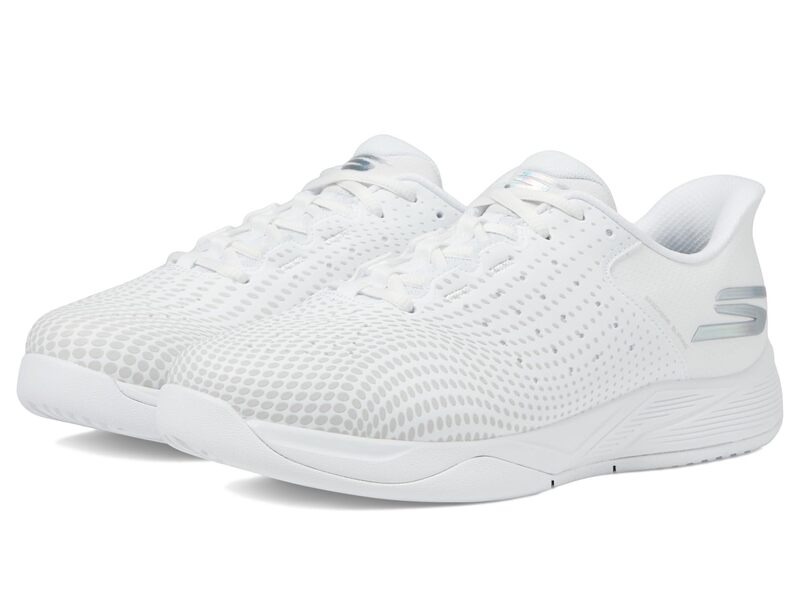 スケッチャーズ レディース シューズ スニーカー リラックスフィット Skechers Pickleball Slip-ins Relaxed Fit: Viper Court Reload White ホワイト