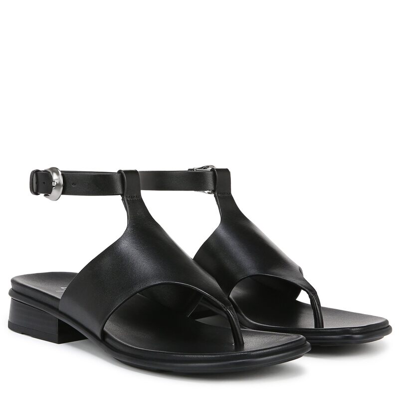 【送料無料】 ナチュライザー レディース ヒール シューズ 27 Edit Beck Ankle Straps Black Leather画像