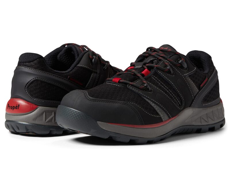 プロペット メンズ シューズ ブーツ・レインブーツ Propet Vercors Black/Red ブラック|ReVida 店