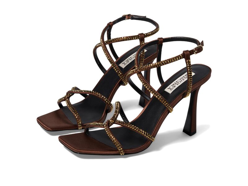 バッジェリーミシュカ レディース シューズ サンダル Badgley Mischka Brooke Chocolate チョコレート