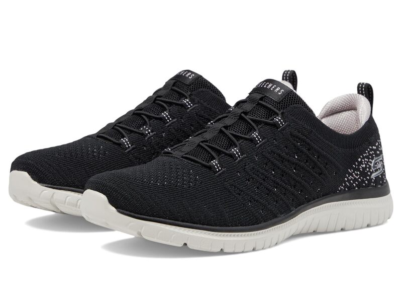 スケッチャーズ レディース シューズ スニーカー SKECHERS Virtue Show Runner Black Pink 黒いこと