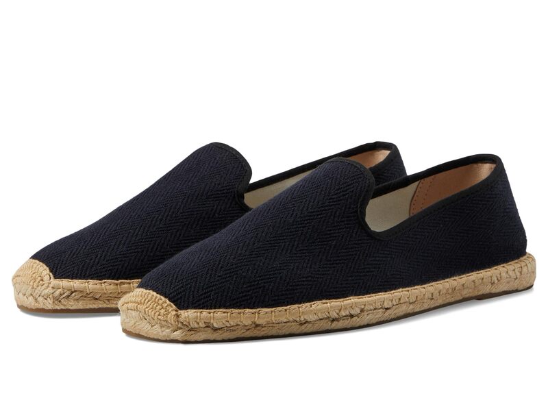 ソルドス レディース シューズ スリッポン・ローファー Soludos Smoking Slipper Espadrille Tonal Black ブラック