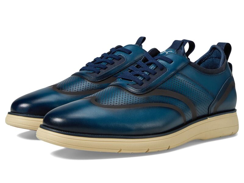 ステイシーアダムス メンズ シューズ スニーカー レース Stacy Adams Edgewood Wing Tip Elastic Lace Blue ブルー