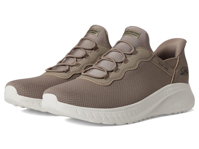 スケッチャーズ レディース シューズ スニーカー BOBS from SKECHERS Bobs Squad Chaos - Daily Inspiration Hands Free Slip-Ins Taupe トープ｜ReVida 店 12,586円