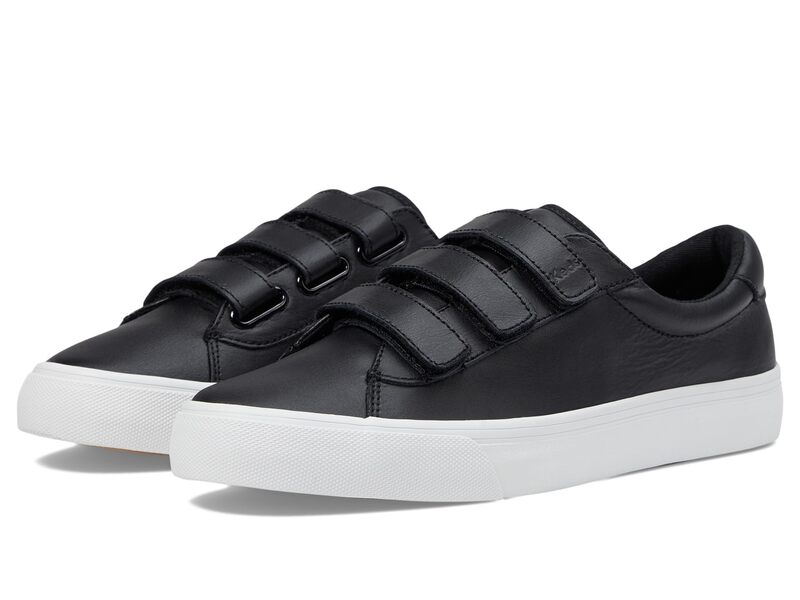 ケッズ レディース シューズ スニーカー Keds Jump Kick V Black/White Leather ホワイト