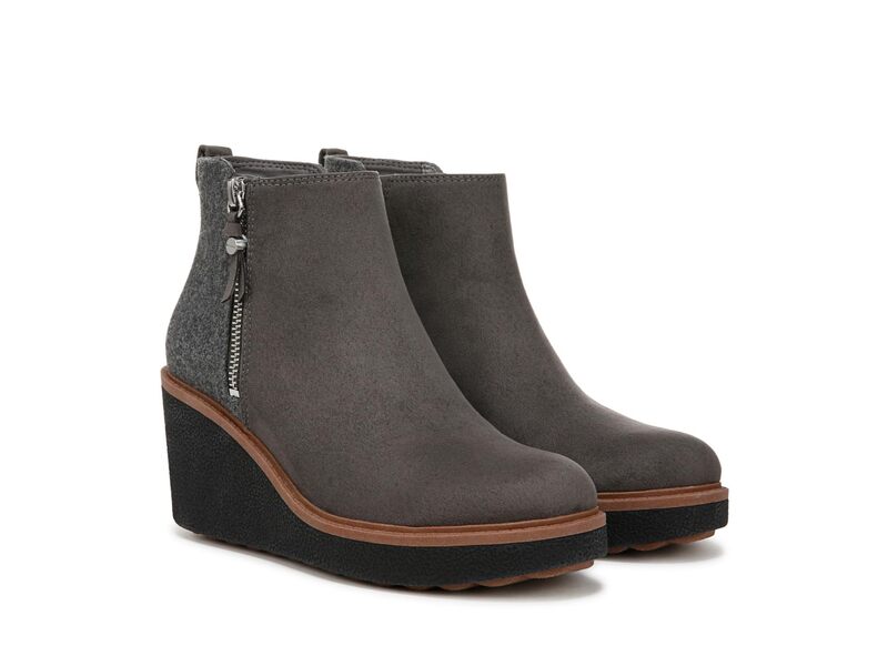 ドクター・ショール レディース シューズ ヒール Dr. Scholl's Amber Greystone Microfiber/Wool アンバー|ReVida 店