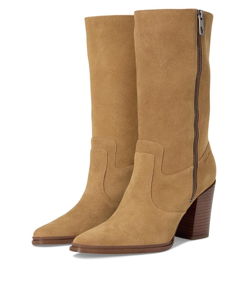 フランコサルト レディース シューズ サンダル Franco Sarto Jaxon Warm Camel Brown Suede ブラウン｜ReVida 店