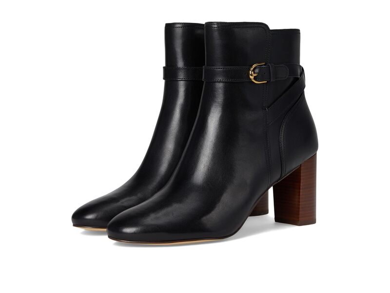コールハーン レディース シューズ ブーツ・レインブーツ Cole Haan Glendale Jodhpur Black Leather/Brown ブラック