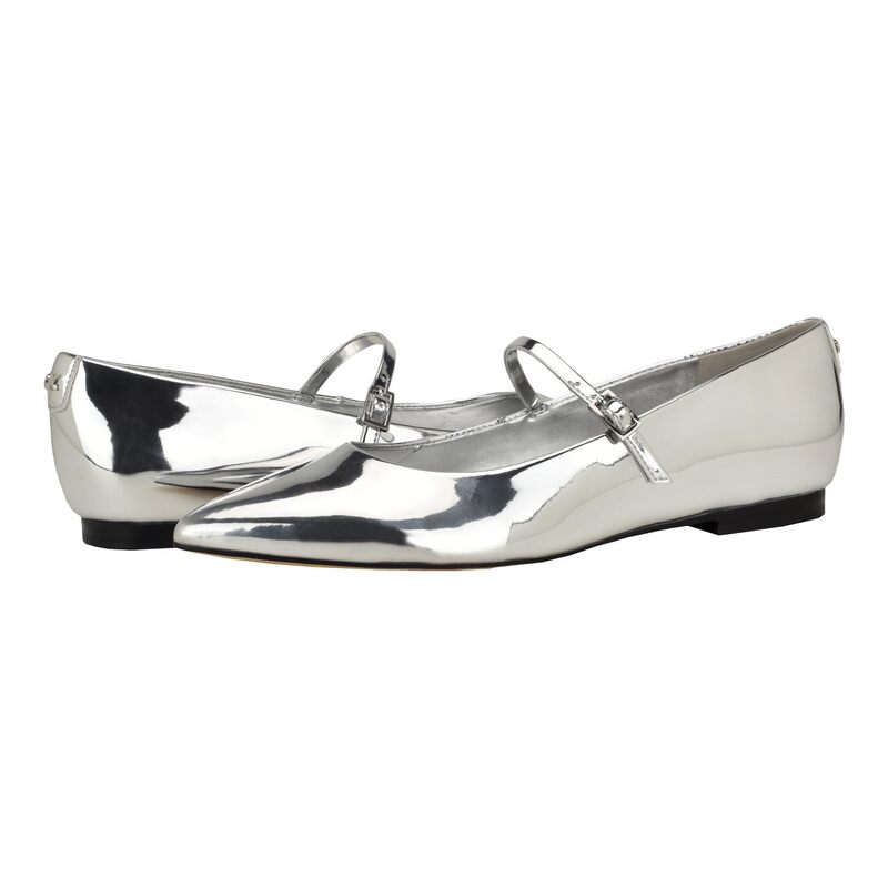カルバンクライン レディース シューズ ブーツ・レインブーツ Calvin Klein Kamryn Silver Patent シルバー｜ReVida 店