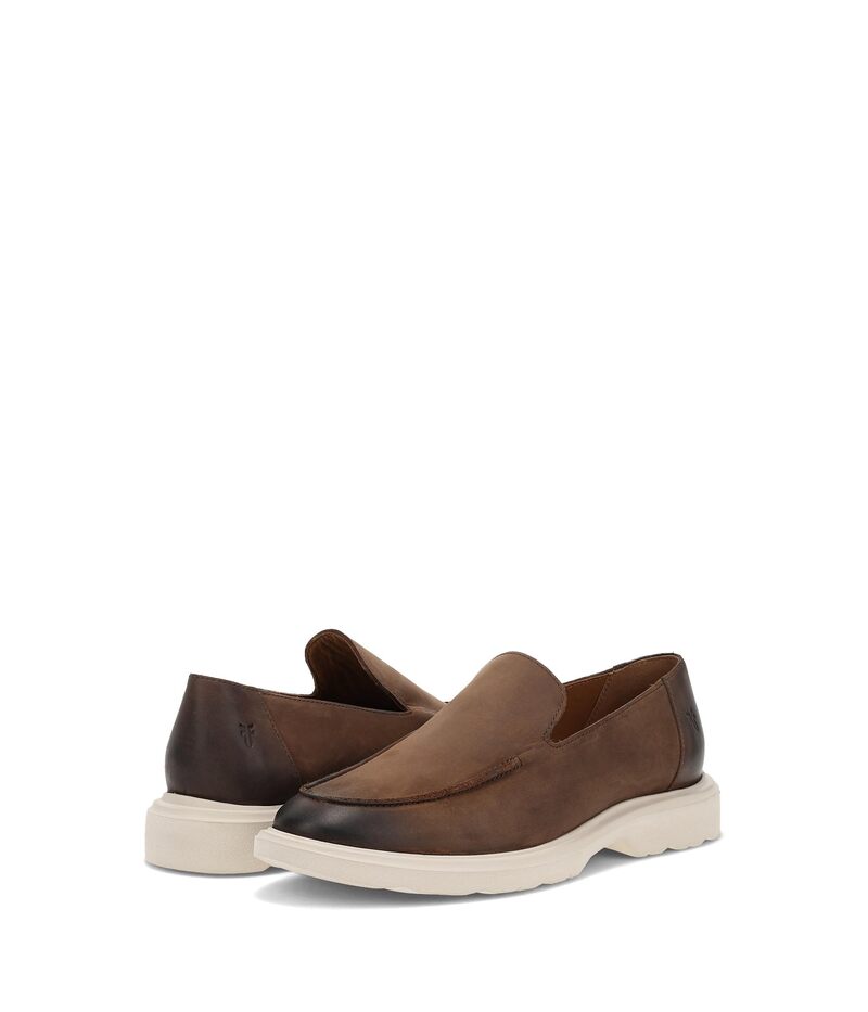 フライ メンズ シューズ スリッポン・ローファー Frye Connor Venetian Chocolate チョコレート