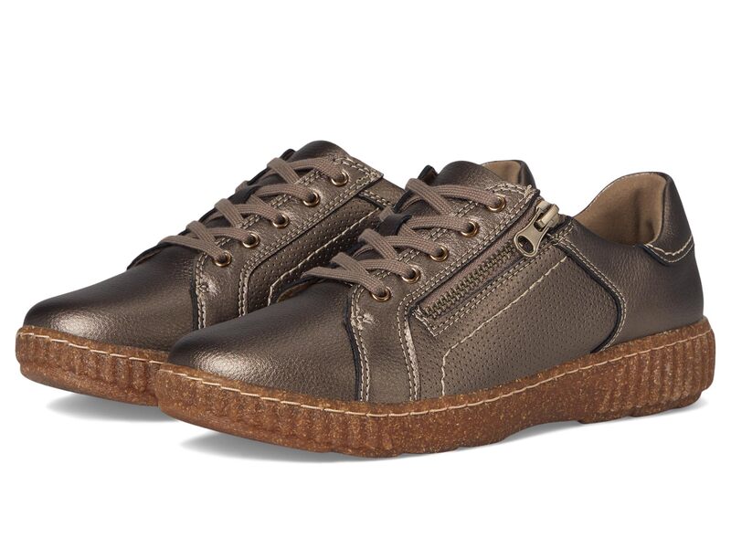 クラークス レディース シューズ スニーカー Clarks Caroline Janna Bronze Metallic メタリック