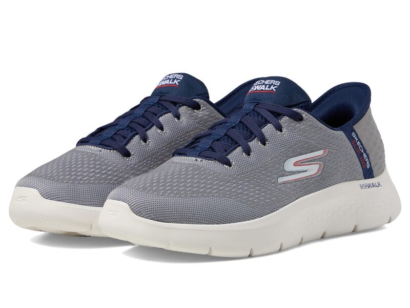 スケッチャーズ メンズ シューズ スニーカー SKECHERS Performance Go Walk Flex - New World Hands Free Slip-Ins Grey/Navy グレー