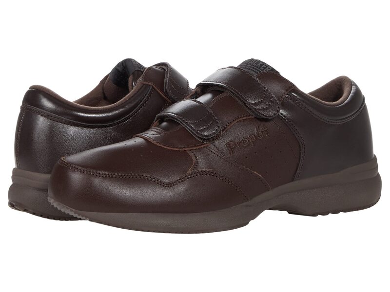 プロペット メンズ シューズ スニーカー Propet Life Walker Strap Medicare/HCPCS Code \u003d A5500 Diabetic Shoe Brown ブラウン